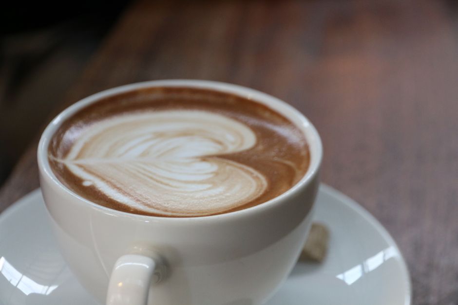 Cappuccino mit Latte-Art